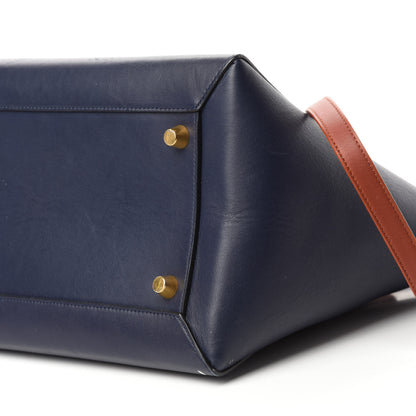 Celine Smooth Calfskin Large Bi-Color Belt Bag Midnight 7 of 12