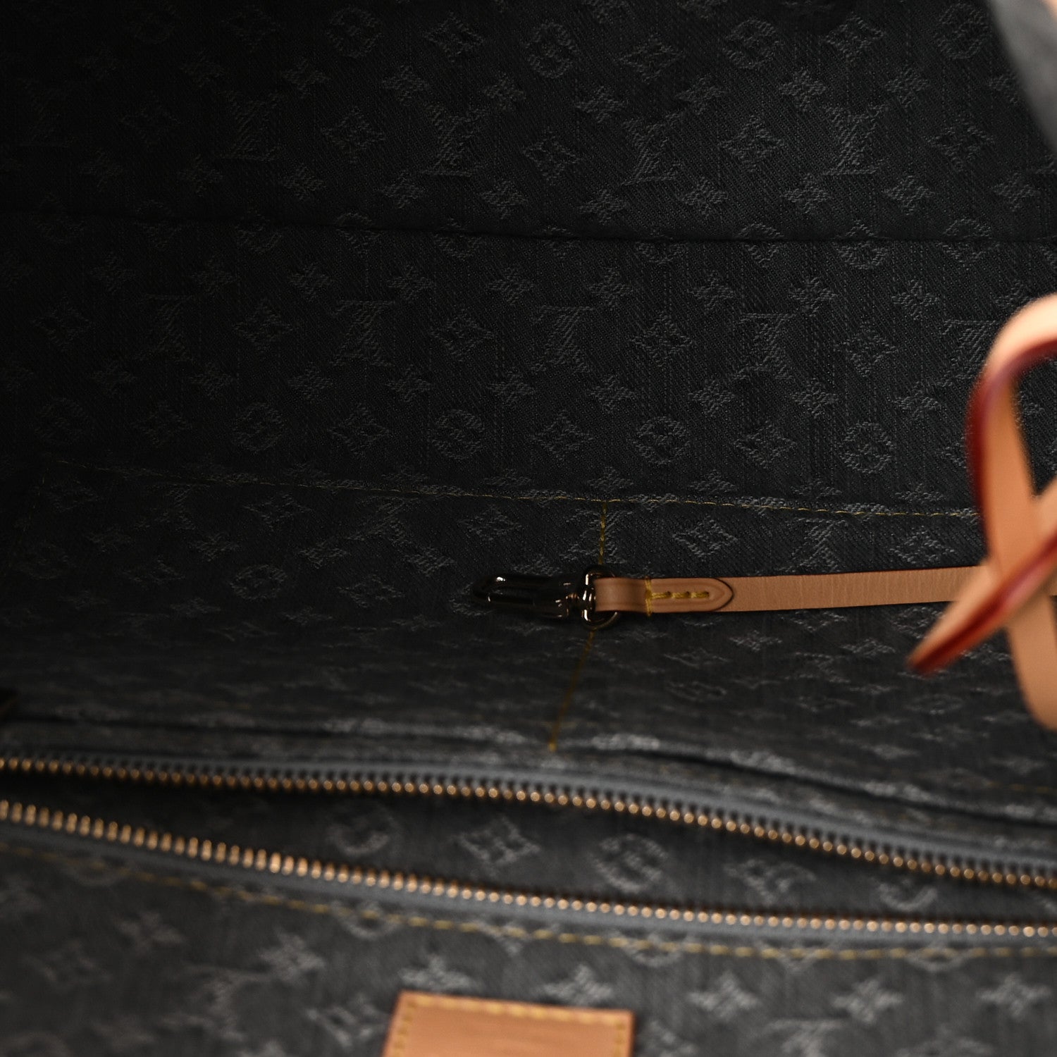 Louis Vuitton Monogram Denim CarryAll MM Washed Grey 6 of 10