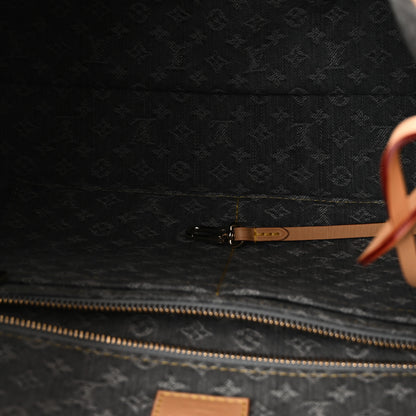 Louis Vuitton Monogram Denim CarryAll MM Washed Grey 6 of 10