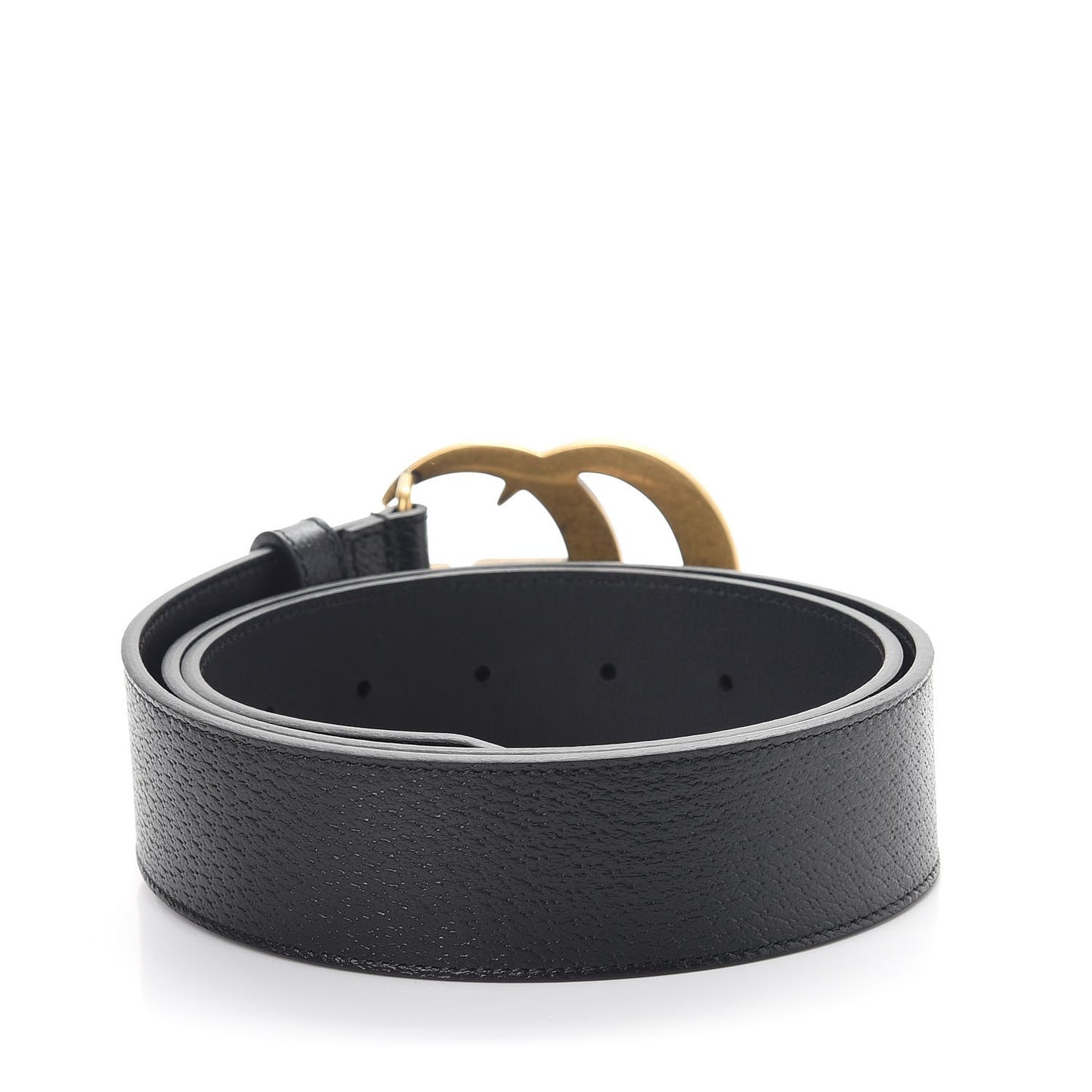 Textured Calfskin Double G 40mm Belt 90 36 Black