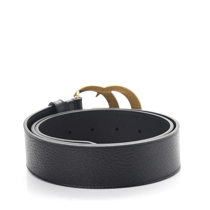 Gucci Textured Calfskin Double G 40mm Belt 90 36 Black 3 of 7