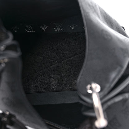 Louis Vuitton Mahina Carmel Hobo Black 5 of 10