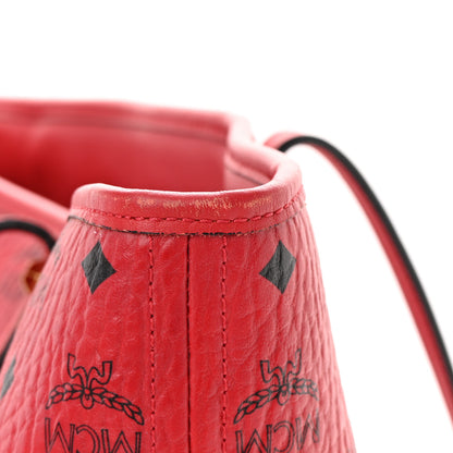 MCM Visetos Medium Anya Shopper Tote Ruby Red 26 of 26