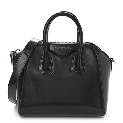 Givenchy Shiny Lord Calfskin Mini Antigona Black 1 of 12