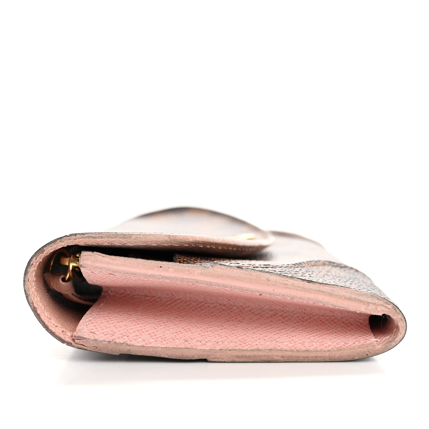 Damier Ebene Caissa Wallet Rose Ballerine