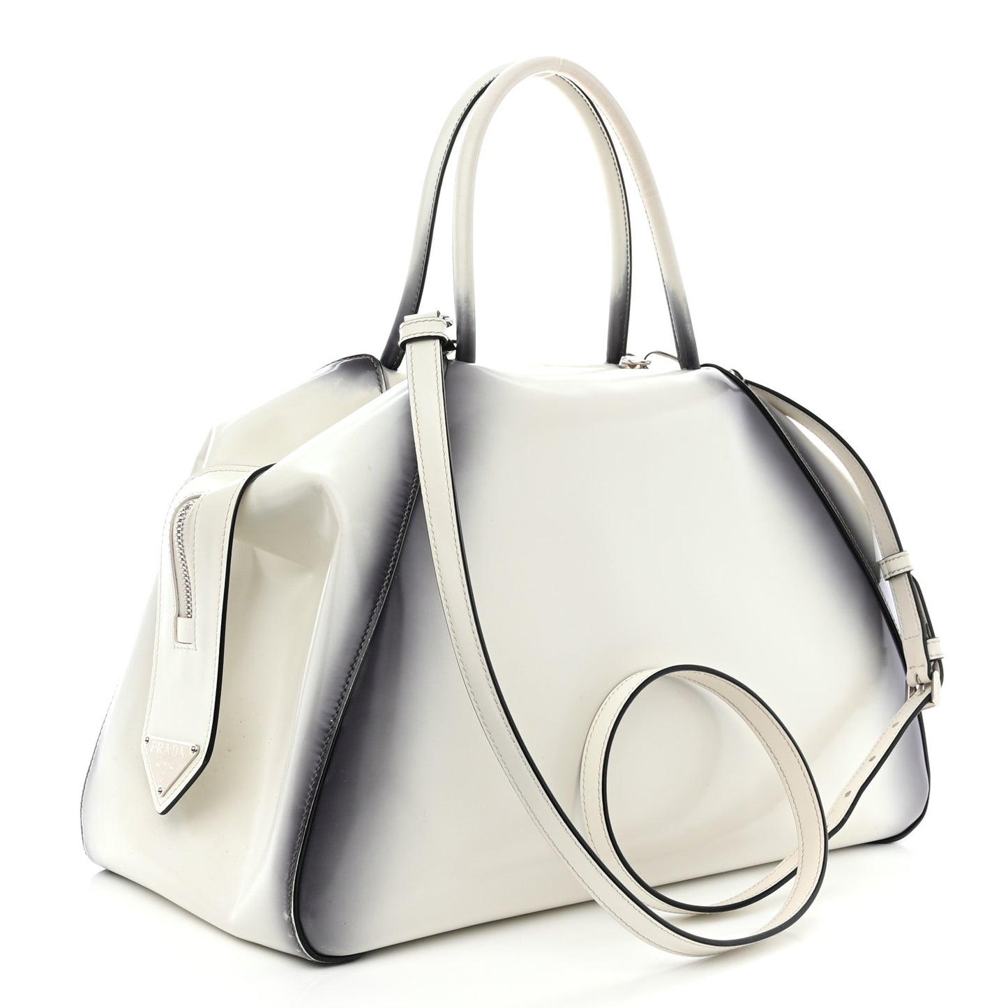 Spazzolato Large Supernova Handbag White Sfumato