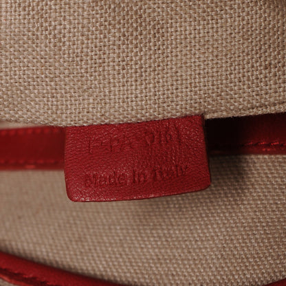 Celine Smooth Calfskin Small Triptyque Satchel Red 7 of 7