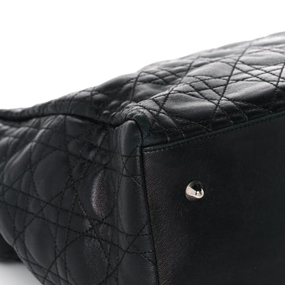 Christian Dior Lambskin Cannage Large Dior Soft Shopping Tote Black 11 of 14