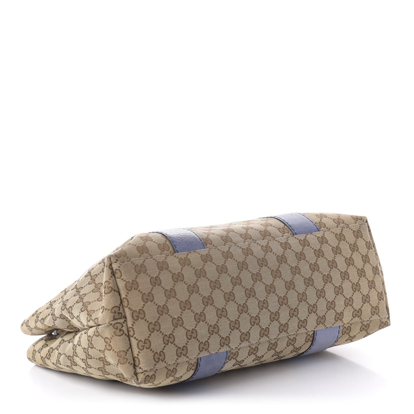 Monogram Medium Bamboo Bar Tote Blue