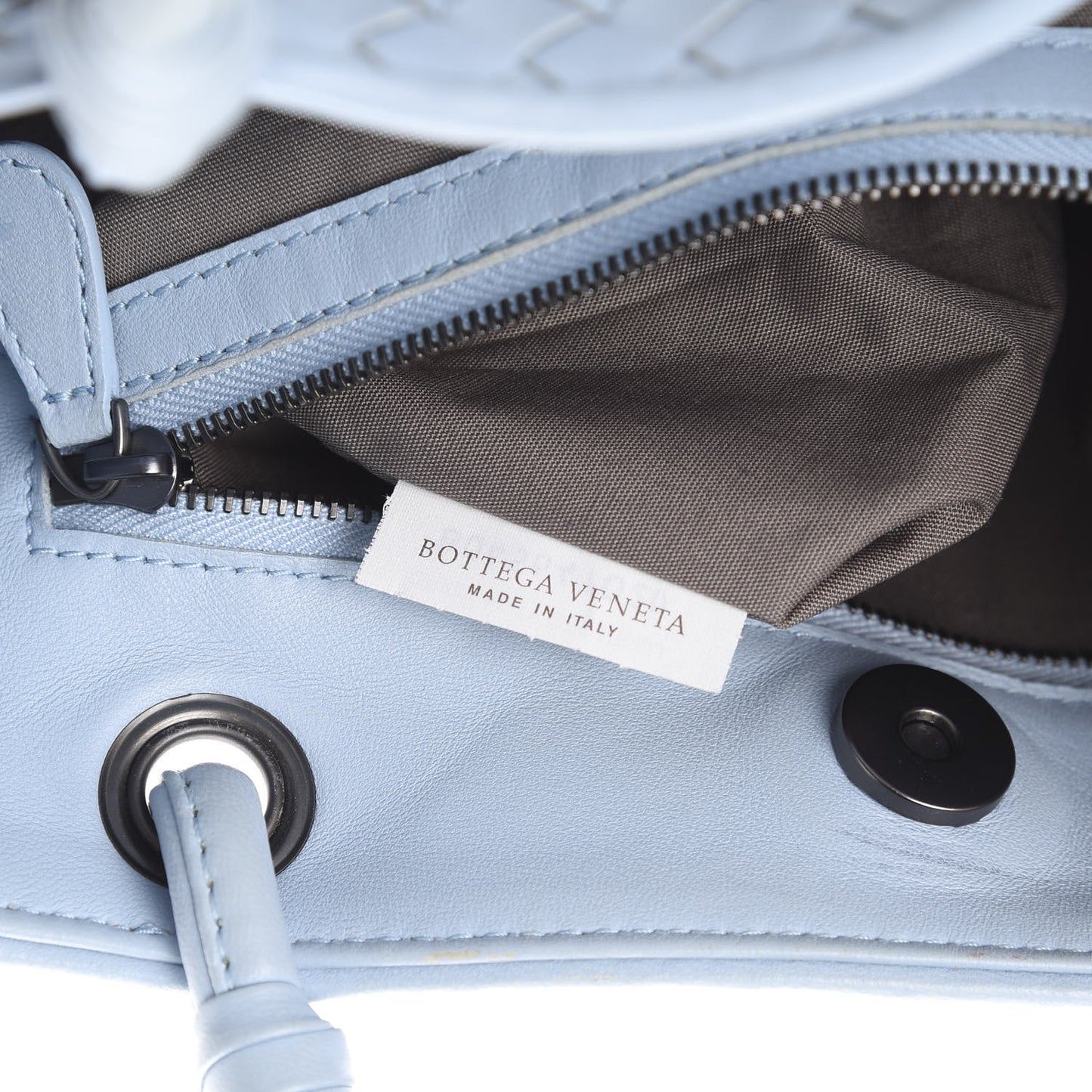 Nappa Intrecciato Tote Ciel