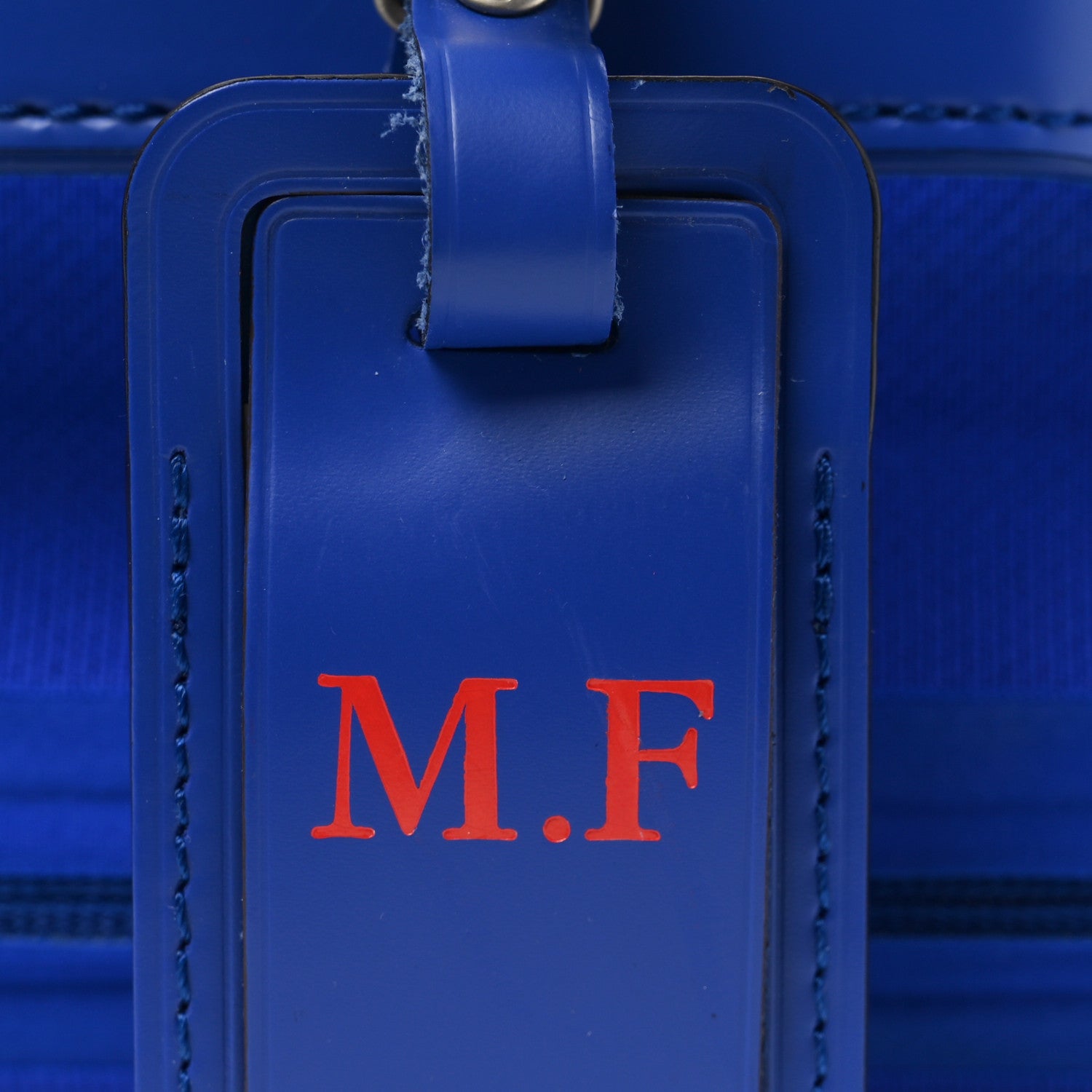 Louis Vuitton Knit Monogram Horizon Soft 55 Suitcase Blue 7 of 12