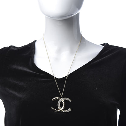 Chanel Metal Crystal 2.55 Bijoux CC Necklace Gold 2 of 5