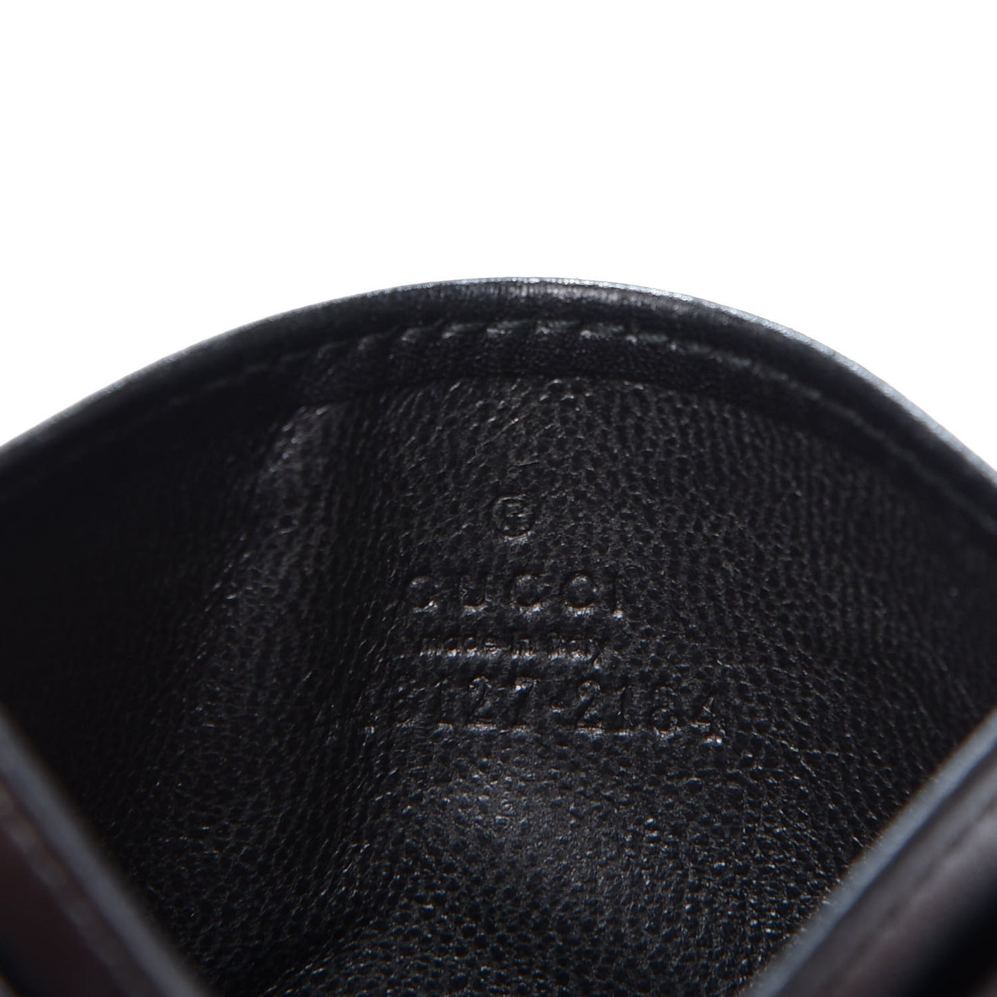 Calfskin Matelasse GG Marmont Card Holder Black