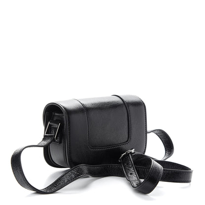 Valentino Garavani Brushed Calfskin Small Supervee Crossbody Bag Black 3 of 8