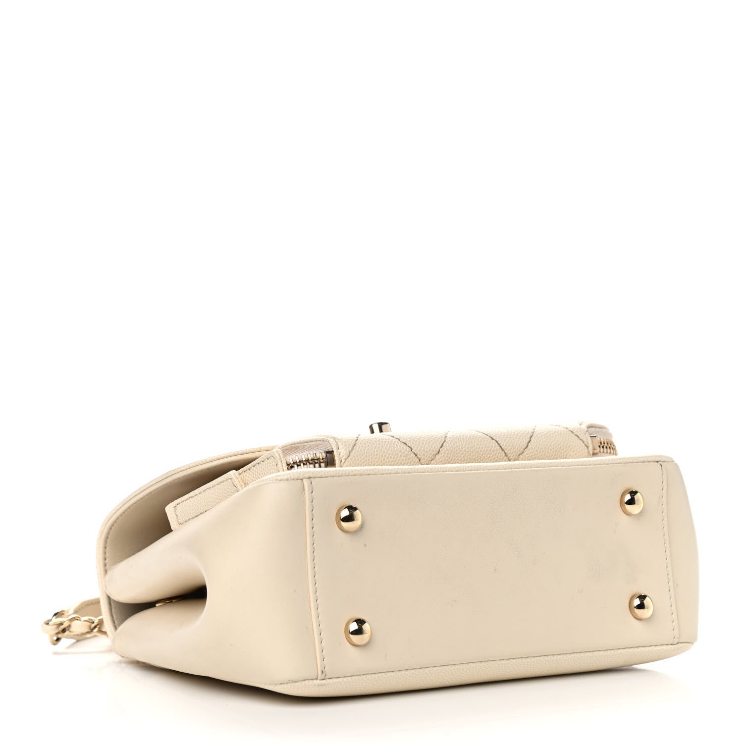 Chanel Caviar Quilted Small Business Affinity Flap White 4 of 10
