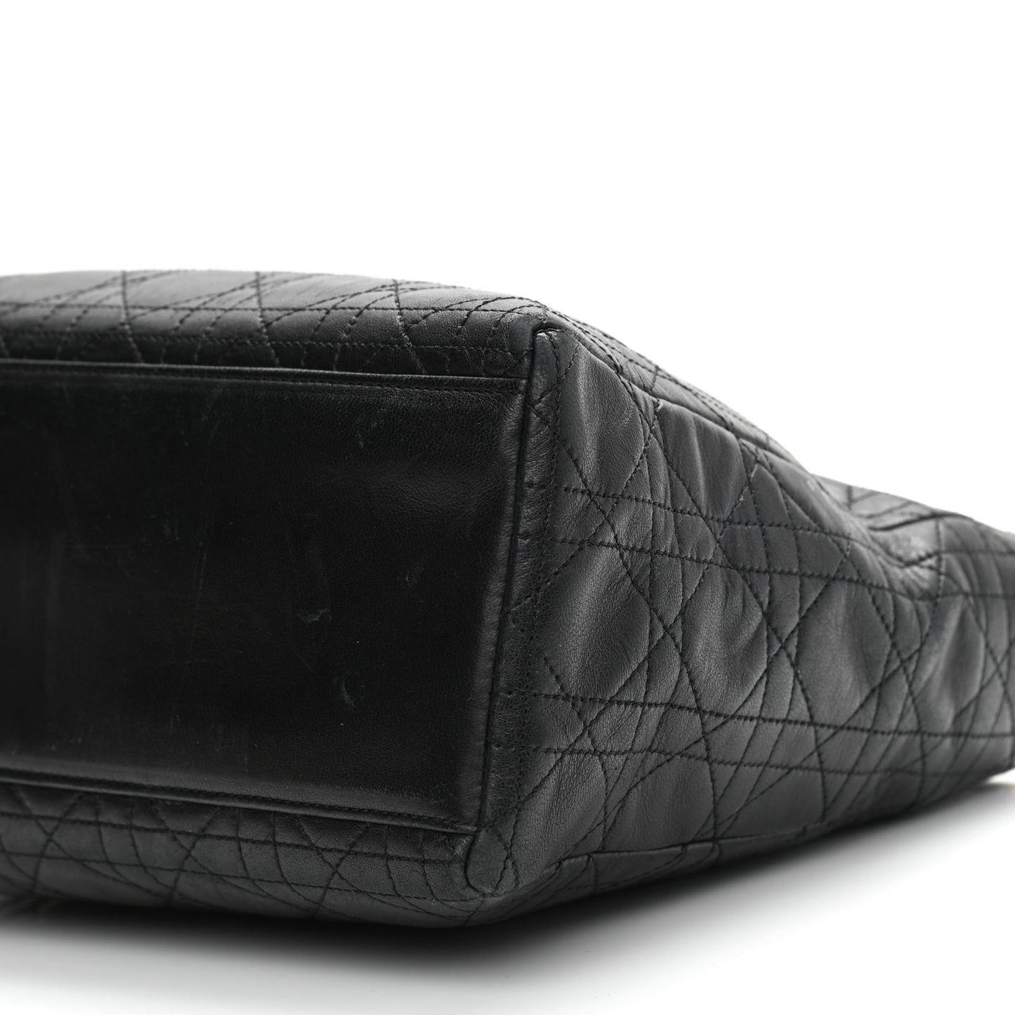 Lambskin Cannage Medium Lady Dior Black