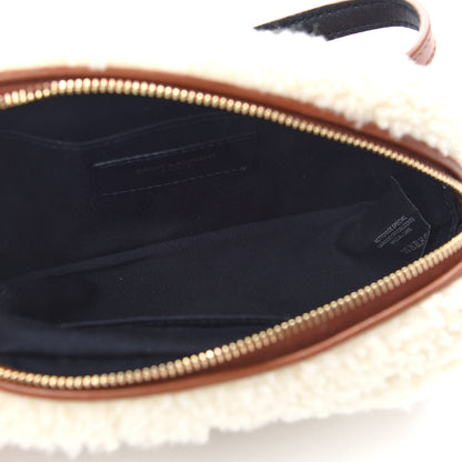 Saint Laurent Shearling Monogram Lou Belt Bag Beige 5 of 10