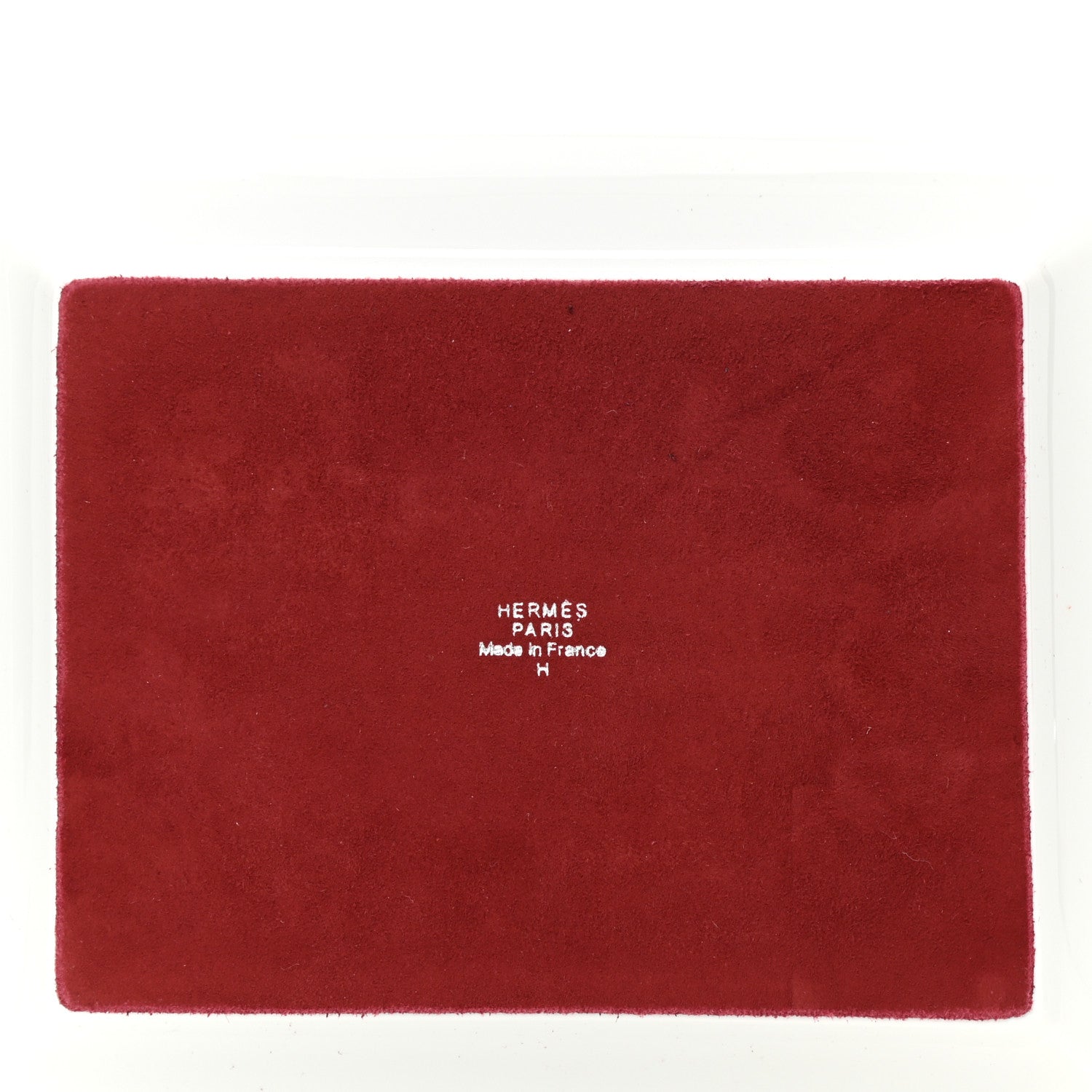 Hermes Porcelain H Deco Change Tray Black 3 of 8