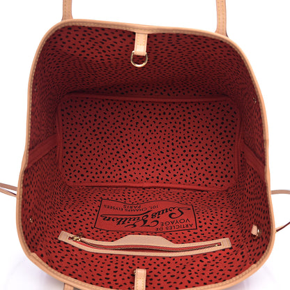 Louis Vuitton Monogram Kusama Waves Neverfull MM Red 5 of 11