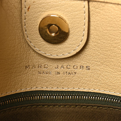 Marc Jacobs Calfskin Quilted Zipper Tote Beige 6 of 9