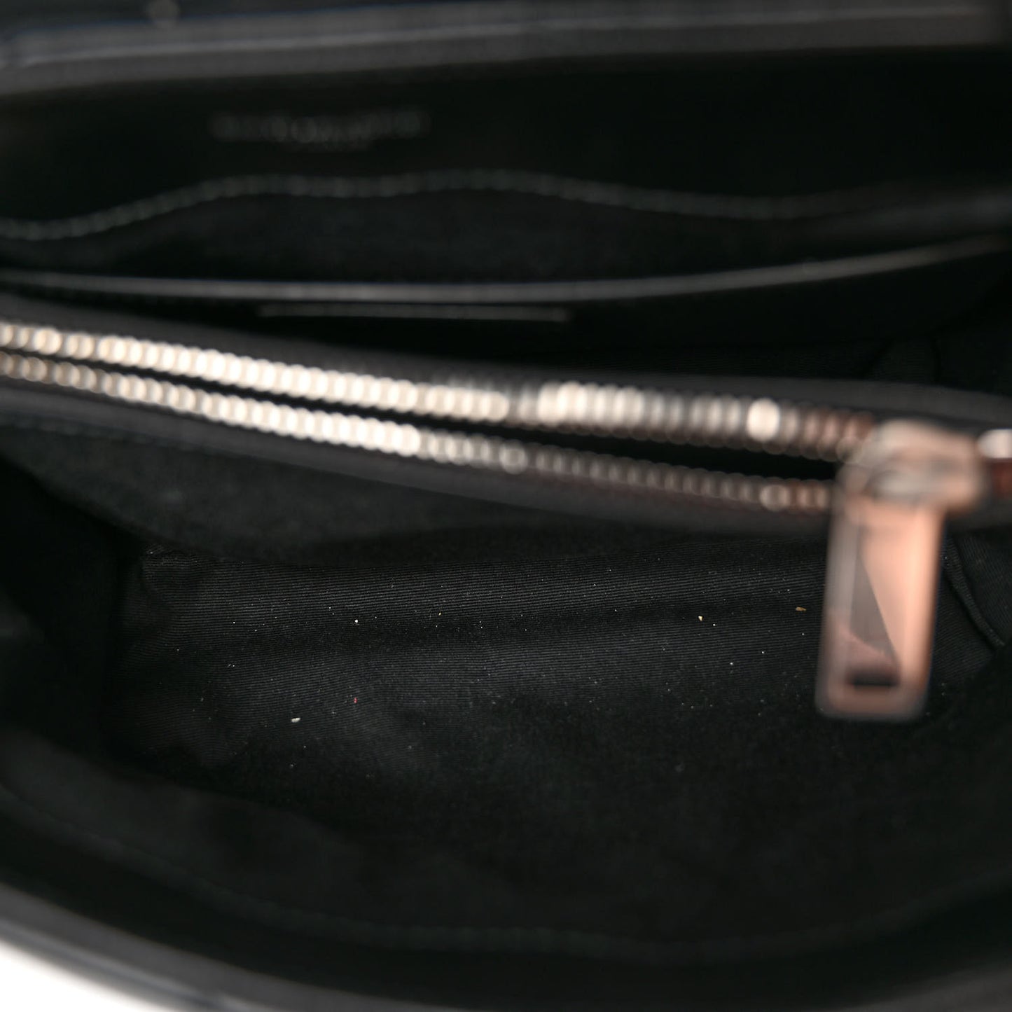 Calfskin Y Quilted Monogram Small Loulou Chain Satchel Black