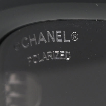 Chanel Acetate Rectangle Sunglasses 5525 Black White 7 of 7