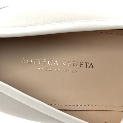 Bottega Veneta Calfskin Loafer Pumps 39.5 Mist Bianco 9 of 10