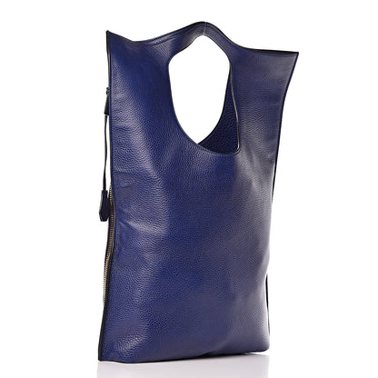 Tom Ford Calfskin Large Alix Padlock Zip Shoulder Bag Cobalt 5 of 10