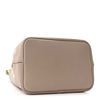 Louis Vuitton Empreinte Monogram Giant Neonoe MM Tourterelle Creme 5 of 10