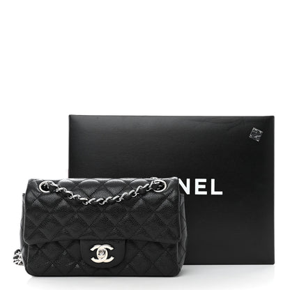 Chanel Caviar Quilted Mini Rectangular Flap Black 12 of 12