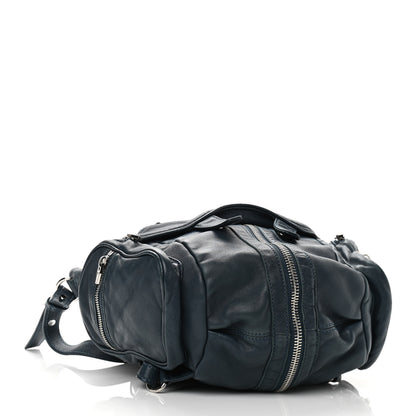 Alexander Wang Lambskin Mini Marti Backpack Petrol Rhodium Hardware 3 of 8