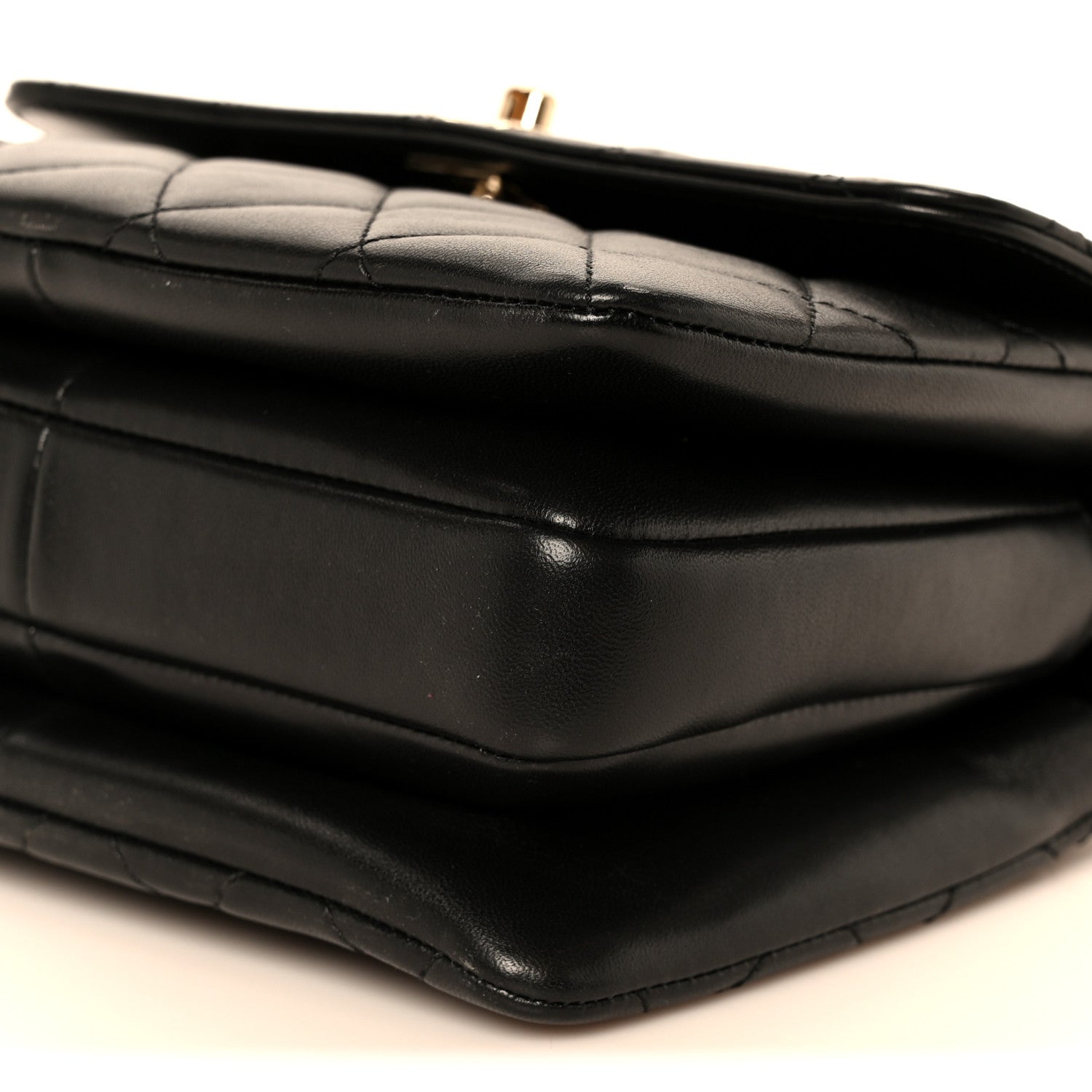 Chanel Lambskin Quilted Mini Trendy CC Dual Handle Flap Bag Black 12 of 12