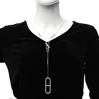 Hermes Sterling Silver Ever Chaine d'Ancre Long Necklace 2 of 5