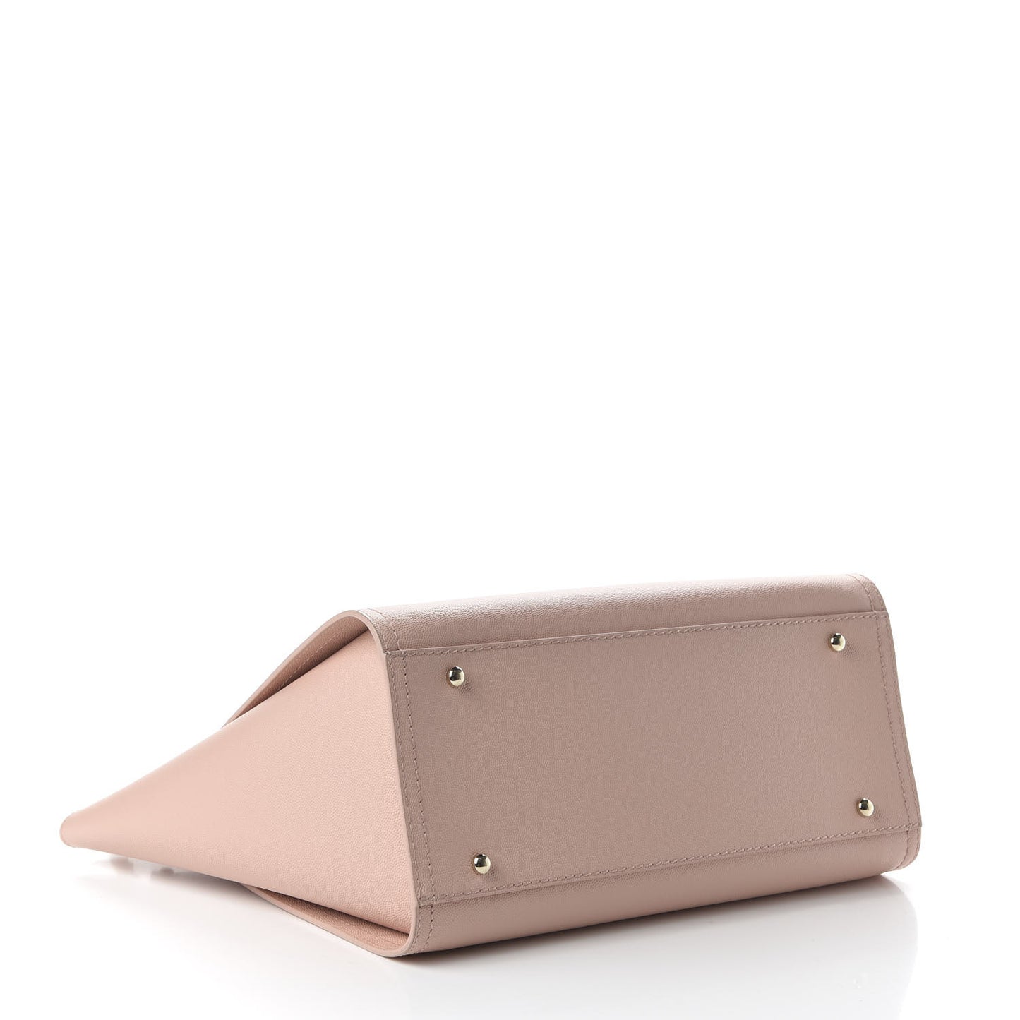 Caviar Small Studded Deauville Tote Light Pink