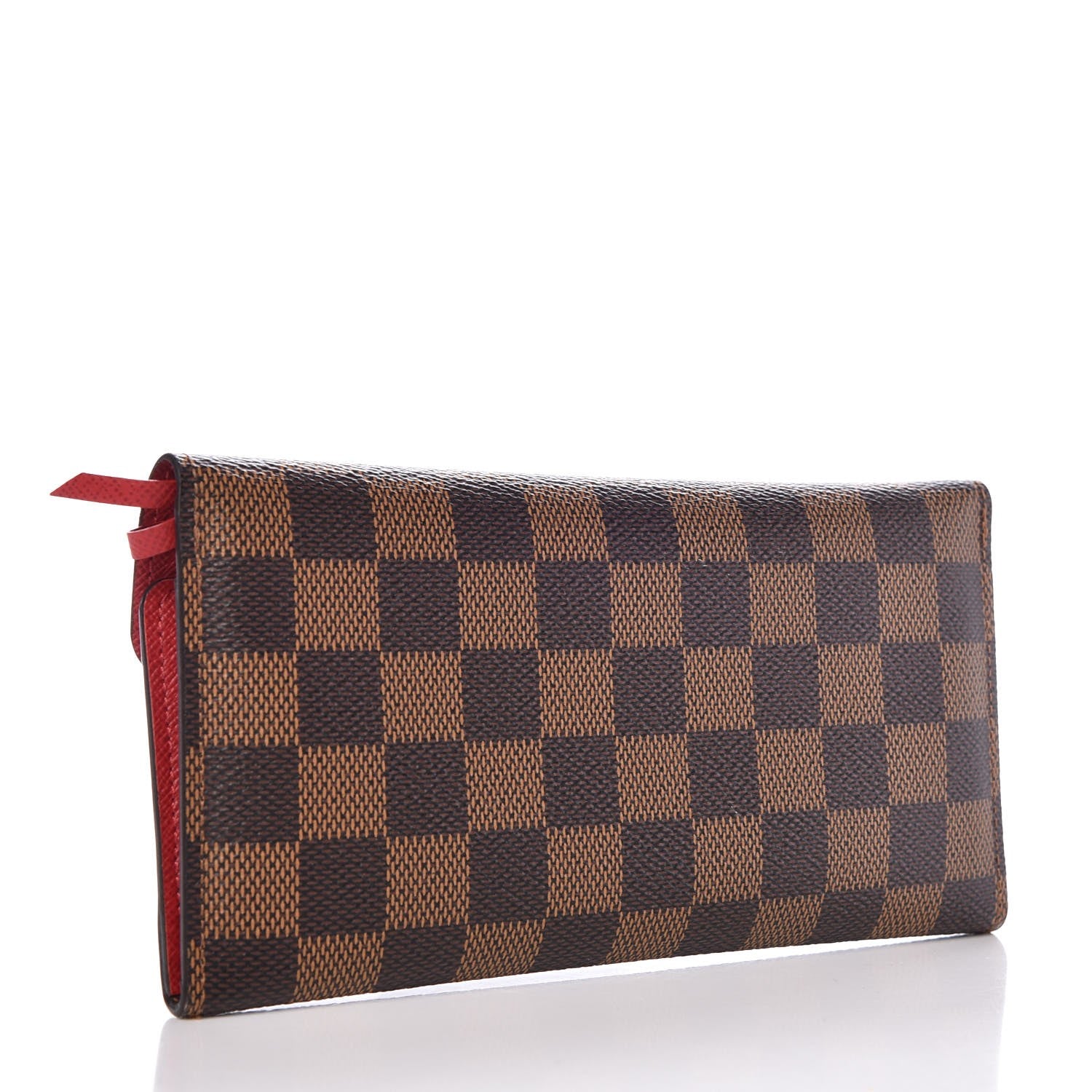 Louis Vuitton Damier Ebene Josephine Wallet Red 3 of 9