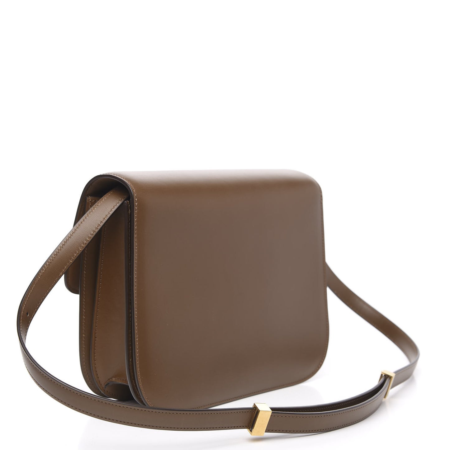 Box Calfskin Medium Classic Box Flap Bag Camel