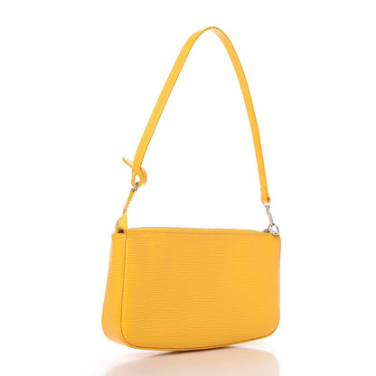 Louis Vuitton Epi Pochette Accessories NM Citron 3 of 10