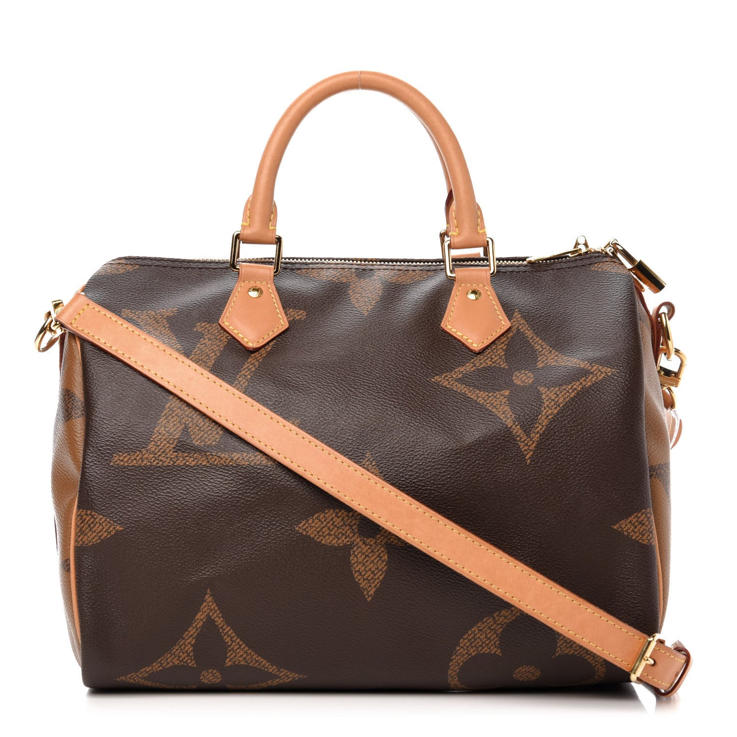 Reverse Monogram Giant Speedy Bandouliere 30