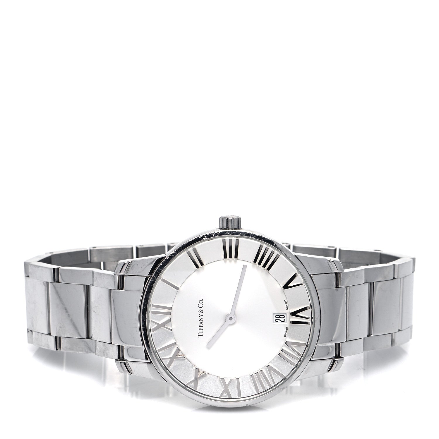 Tiffany Stainless Steel 37mm Atlas 2-Hand Quartz Watch 2 of 6