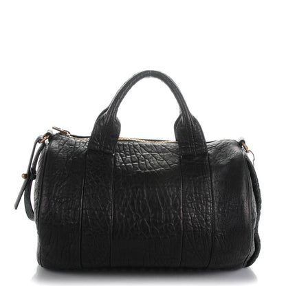 Alexander Wang Pebbled Lambskin Rocco Black Antique Brass Hardware 1 of 6