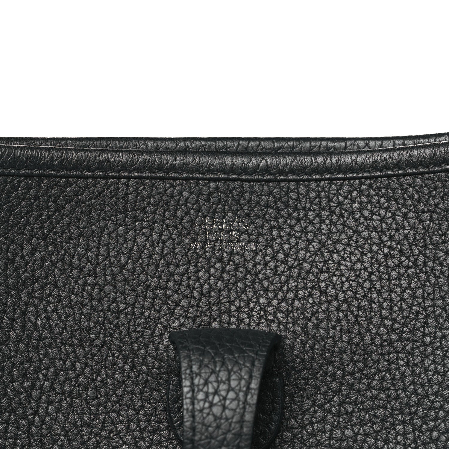 Hermes Taurillon Clemence Evelyne III PM Black 6 of 9