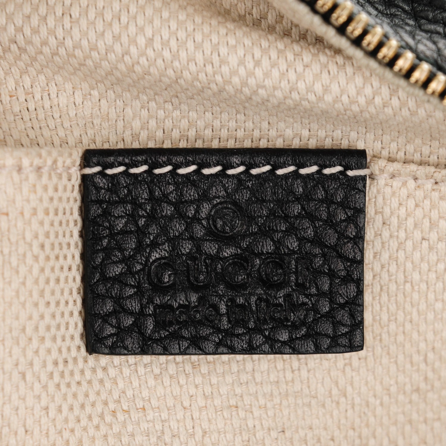 Gucci Pebbled Calfskin Small Soho Disco Bag Black 6 of 7