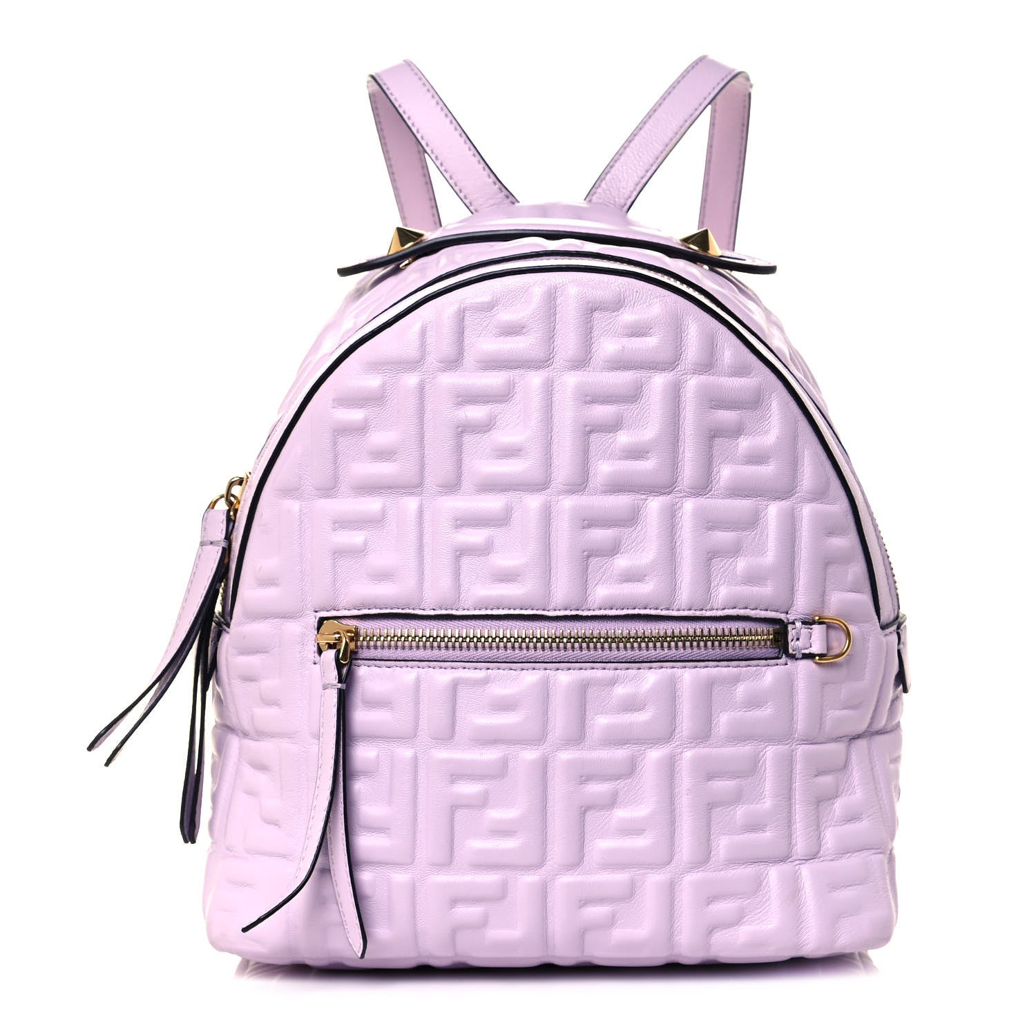 Fendi Nappa FF 1974 Embossed Mini Backpack Anemone 1 of 9