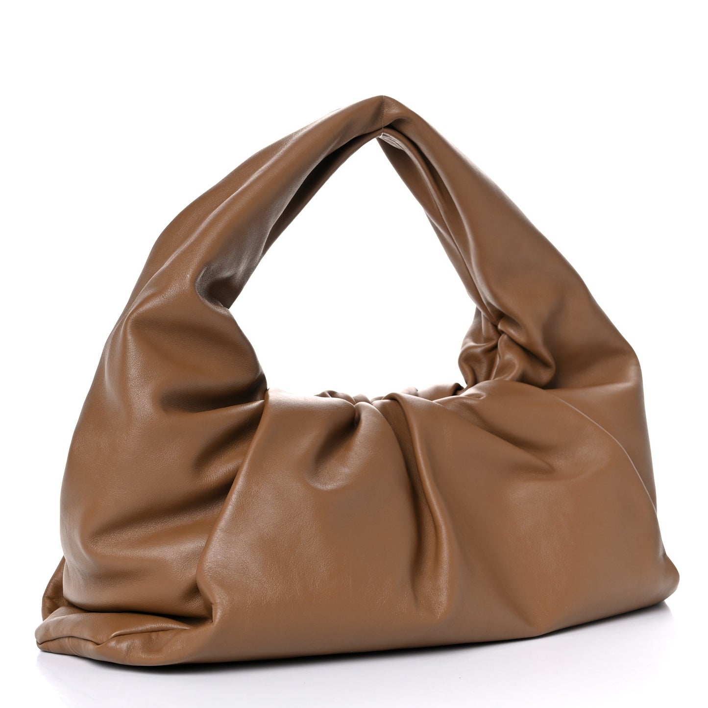 Smooth Butter Calfskin Small The Shoulder Pouch Teak
