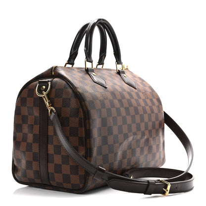 Louis Vuitton Damier Ebene Speedy Bandouliere 30 3 of 9