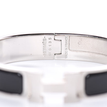 Hermes Enamel Narrow Clic Clac H Bracelet PM Black 5 of 5