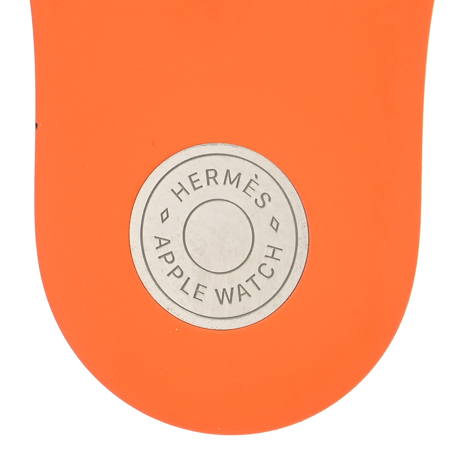 Hermes Silicone 44mm Apple Sports Watch Single Tour Band Orange 3 of 4