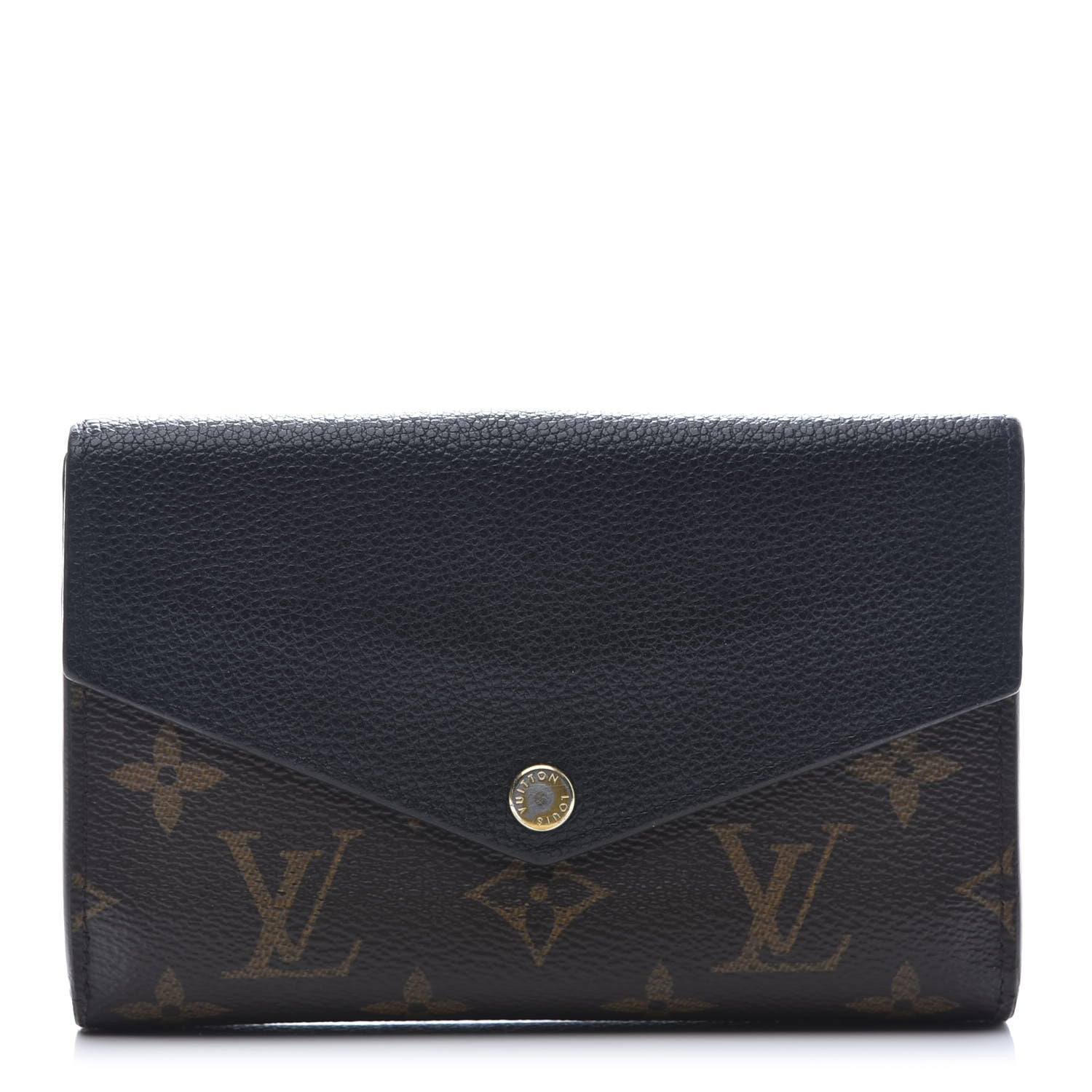 Louis Vuitton Monogram Pallas Compact Wallet Black 1 of 11