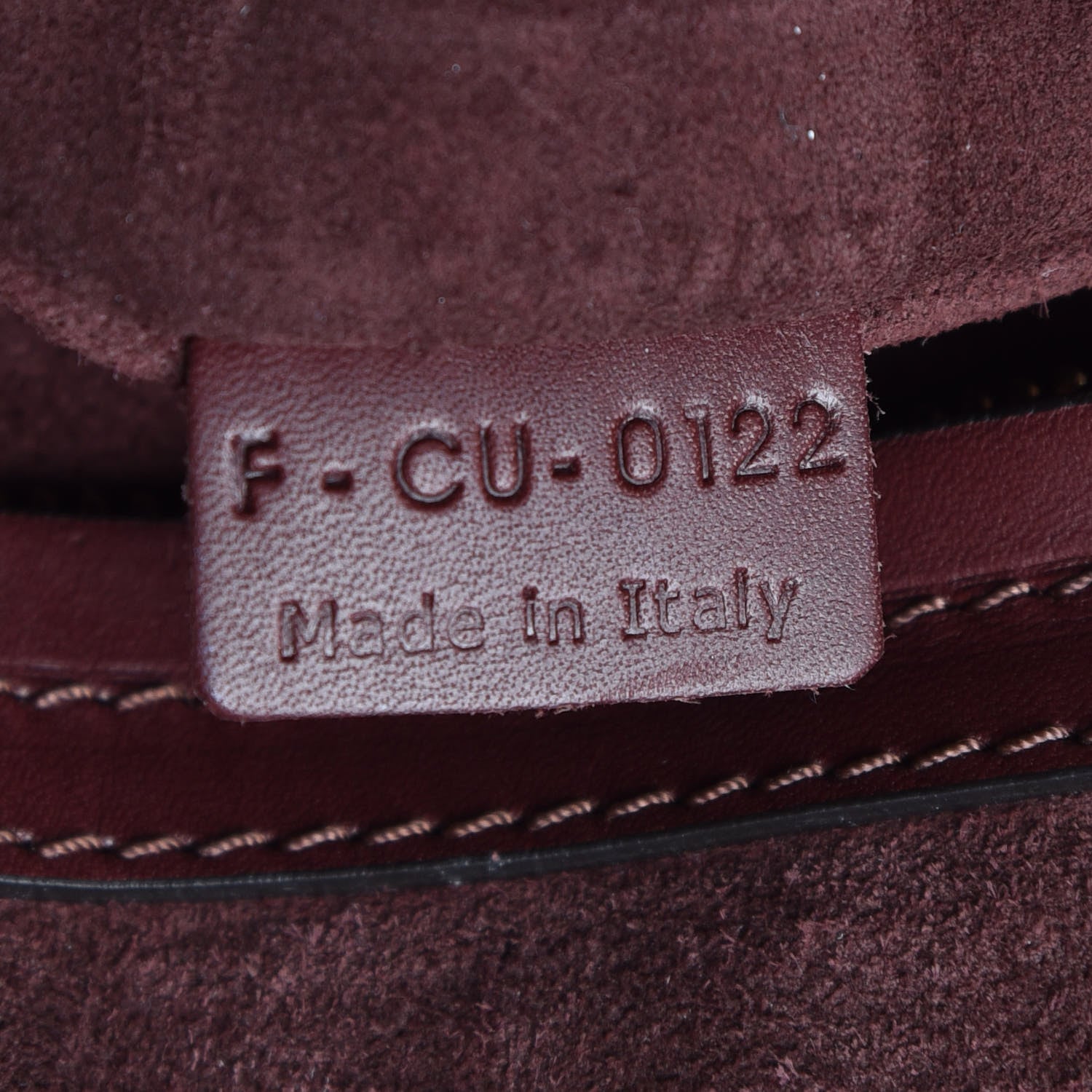Celine Supple Calfskin Medium Phantom Luggage Burgundy 7 of 13