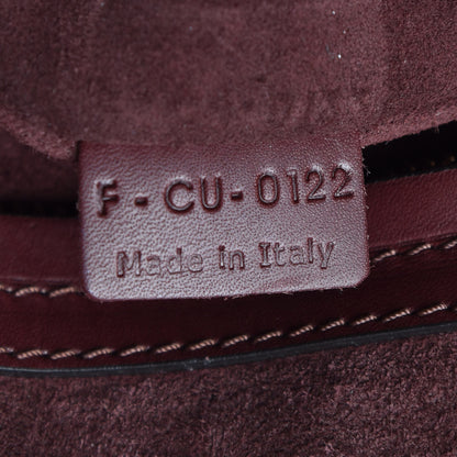 Celine Supple Calfskin Medium Phantom Luggage Burgundy 7 of 13